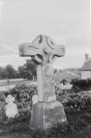 CROSS WEST FACE WITH MODERN INSCRIPTION